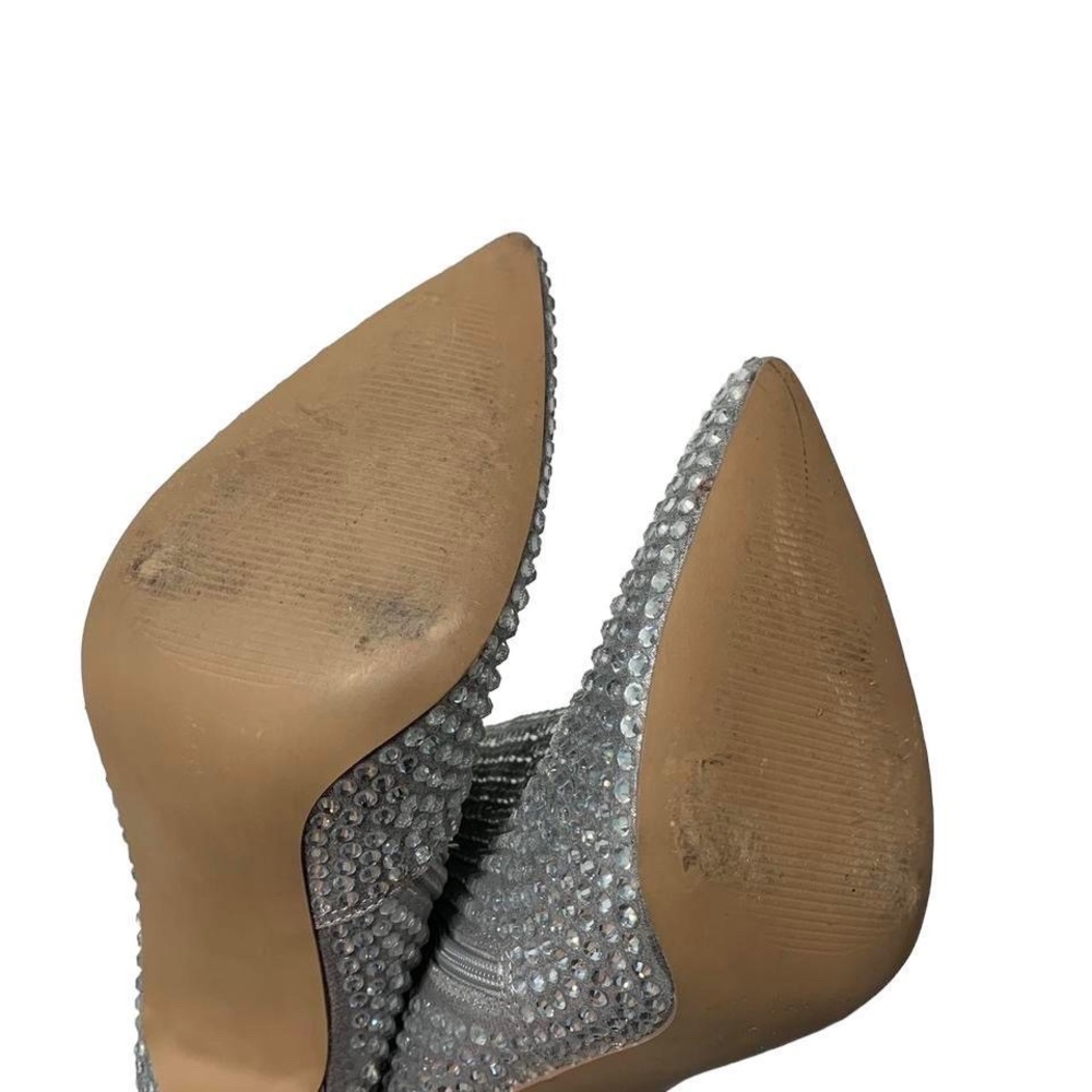 Steve Madden Crystal Rhinestone Pointed-Toe Booties - Picture 5 of 5